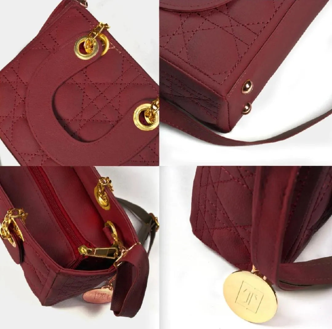Elegant Quilted Crossbody Bag for Women