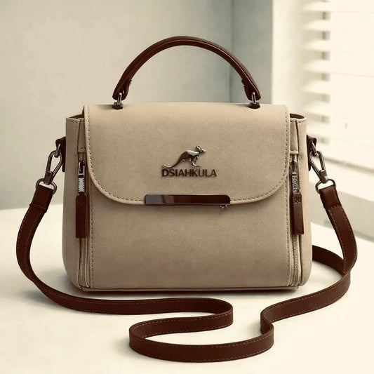 Brown Kangaroo Crossbody Bag
