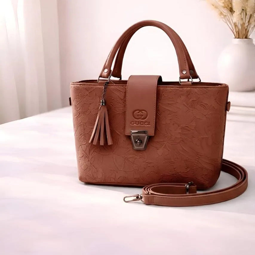Premium Leather Shoulder Bag – Trendy & Comfortable Office & Casual Bag