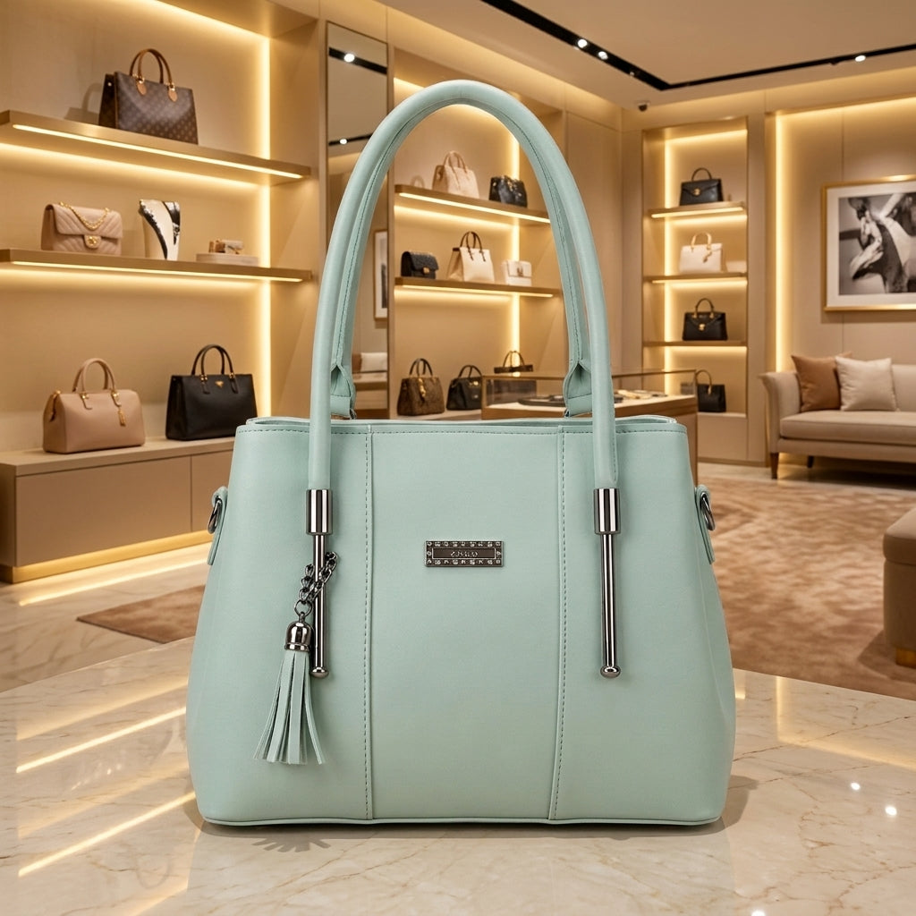 Azure Elegance Tote Bag for Women