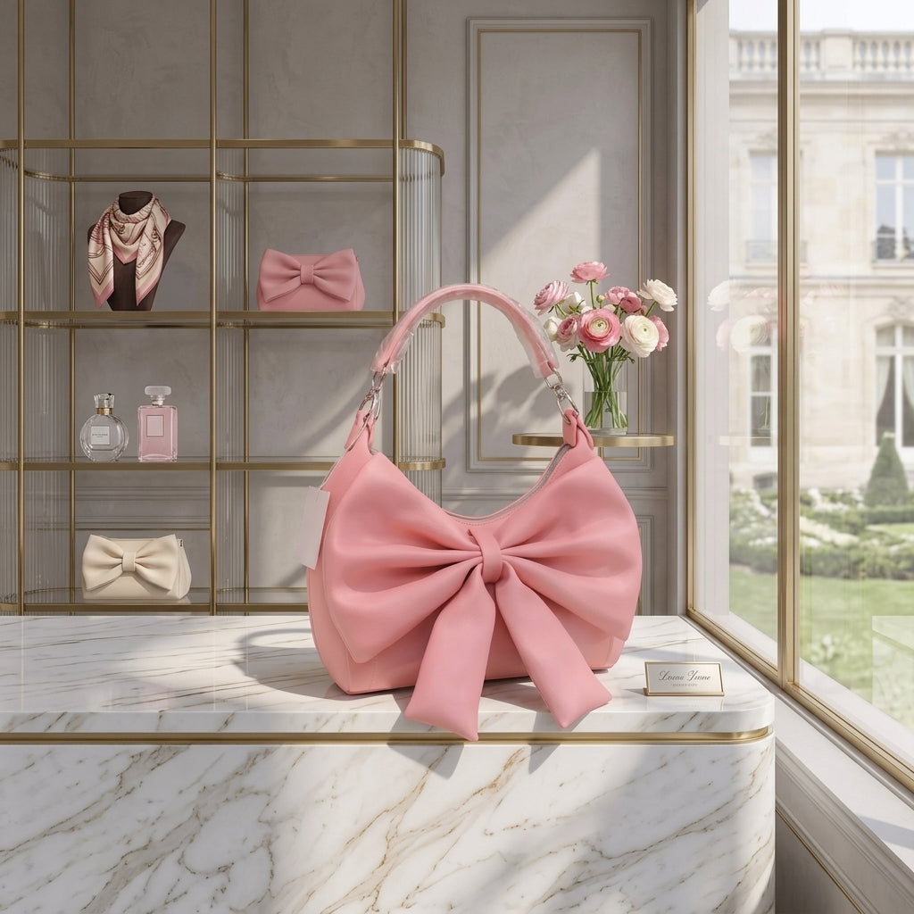 Soft Bow Handbag – Limited Edition Shoulder Bag | Zenwia Bags