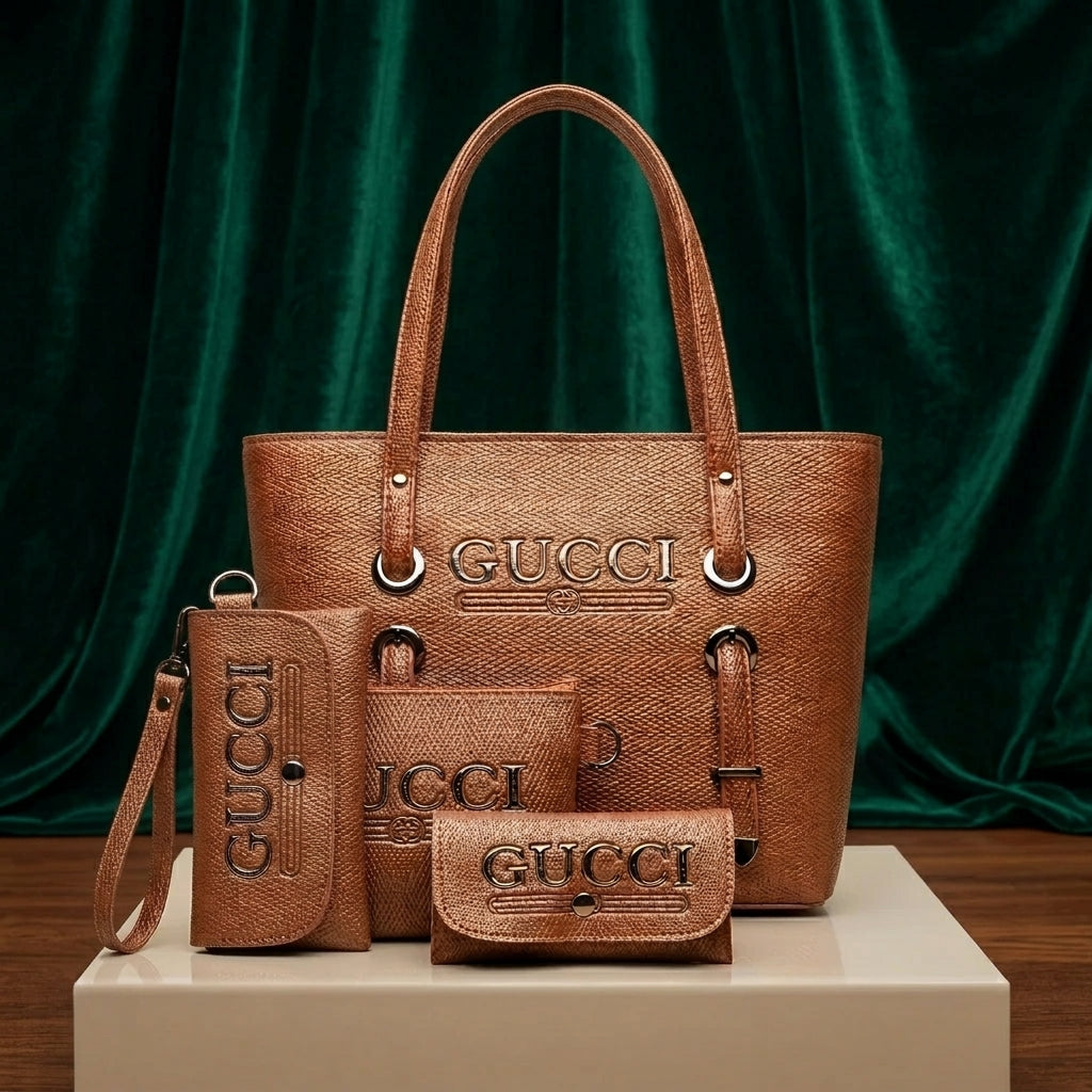 Luxury 4 Pieces Women Handbag Set For Women