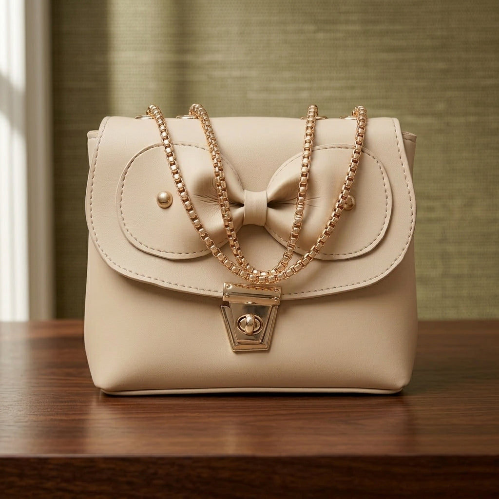 Luxury Bow Chain Shoulder Bag