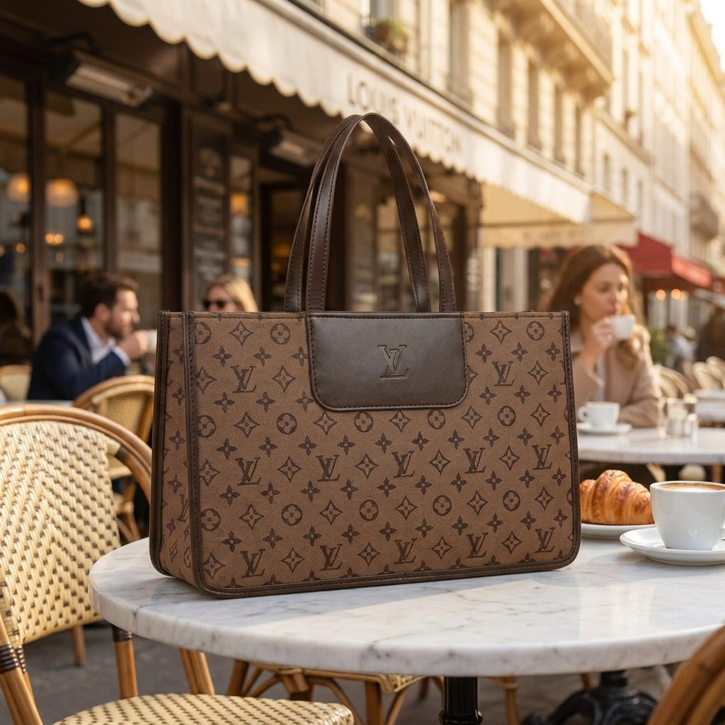 Luxury Checked Pattern Everyday Shoulder Bag