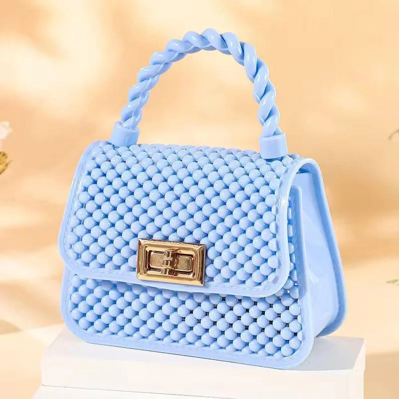 Beaded Chain Crossbody Bag