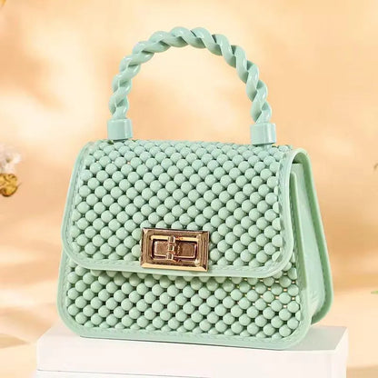 Beaded Chain Crossbody Bag