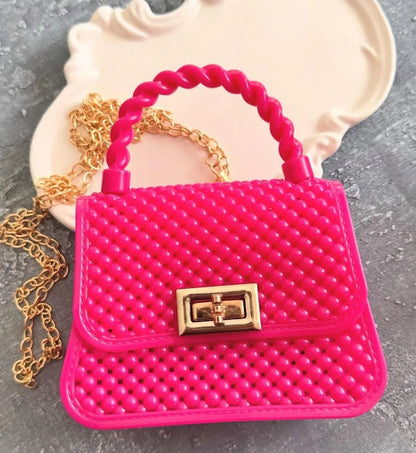 Beaded Chain Crossbody Bag