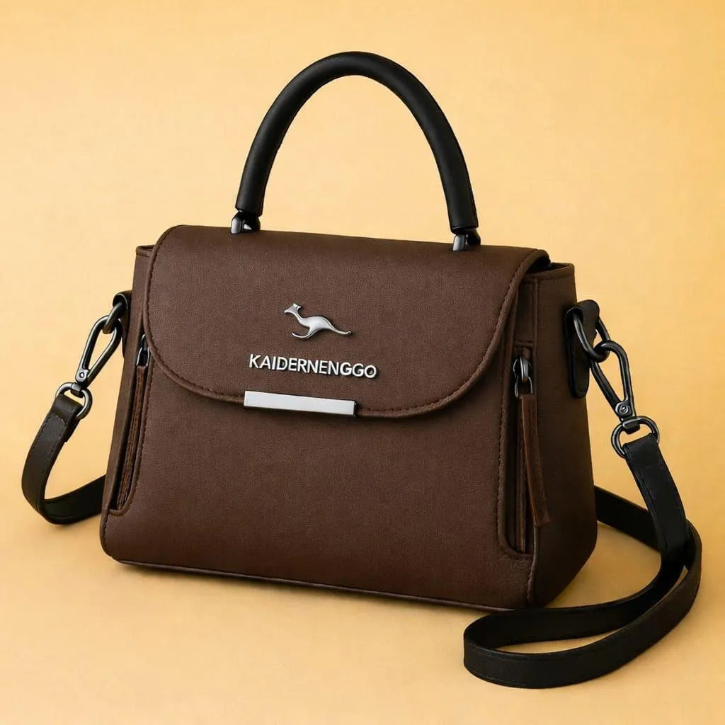Brown Kangaroo Crossbody Bag