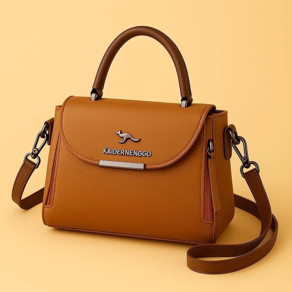 Brown Kangaroo Crossbody Bag