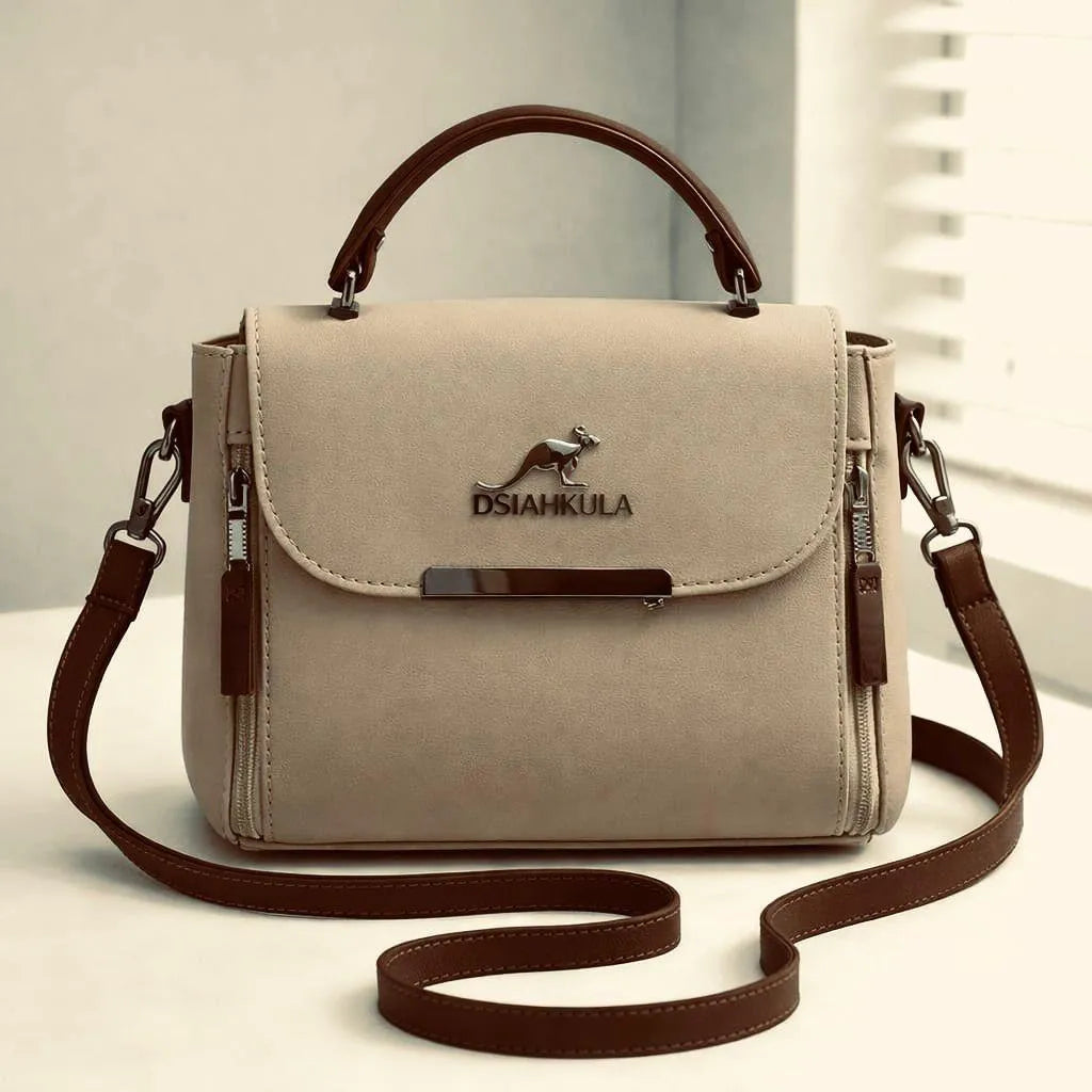 Brown Kangaroo Crossbody Bag