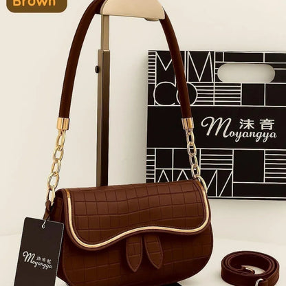 Leather Printed Shoulder Bag