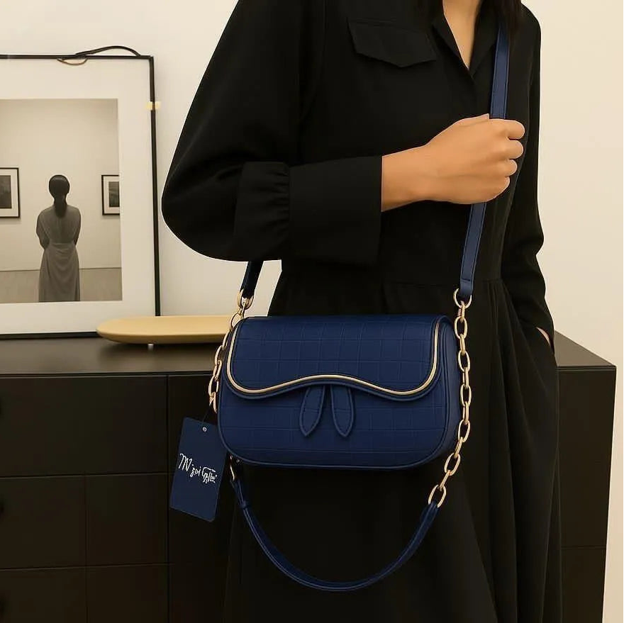 Leather Printed Shoulder Bag