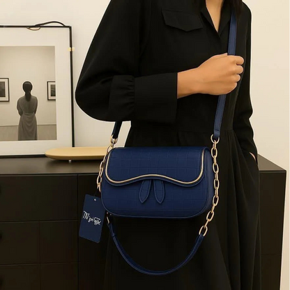 Leather Printed Shoulder Bag