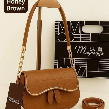 Leather Printed Shoulder Bag
