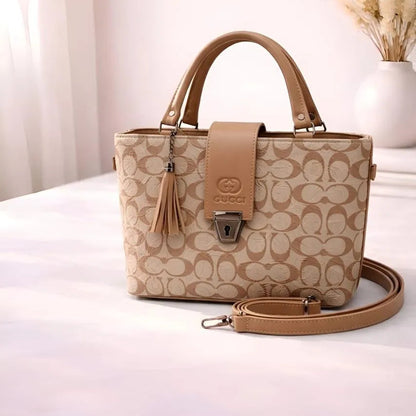 Premium Leather Shoulder Bag – Trendy & Comfortable Office & Casual Bag
