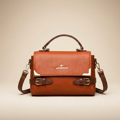 Leather shoulder Bag Medium Long Strap