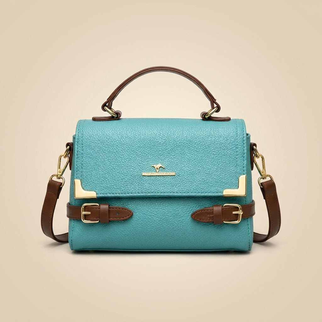 Leather shoulder Bag Medium Long Strap