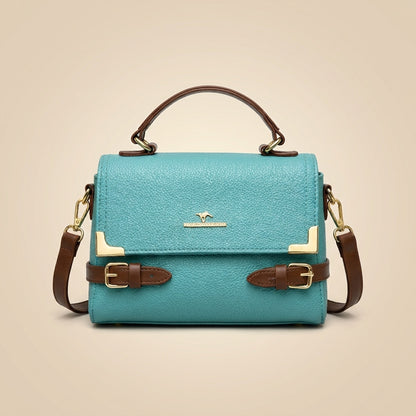 Leather shoulder Bag Medium Long Strap