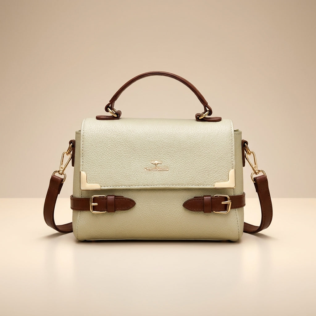 Leather shoulder Bag Medium Long Strap