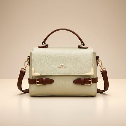 Leather shoulder Bag Medium Long Strap