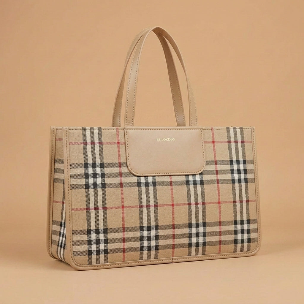 Luxury Checked Pattern Everyday Shoulder Bag