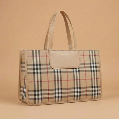 Luxury Checked Pattern Everyday Shoulder Bag