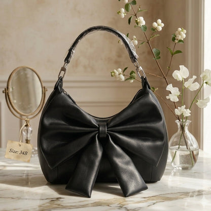 Soft Bow Handbag – Limited Edition Shoulder Bag | Zenwia Bags