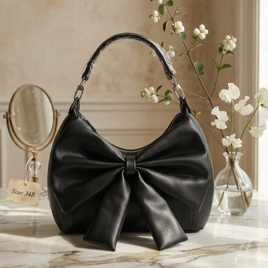 Soft Bow Handbag – Limited Edition Shoulder Bag | Zenwia Bags