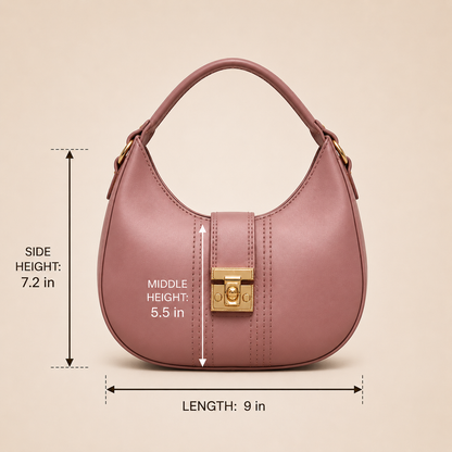 Elegant Crescent Shoulder MoonBag