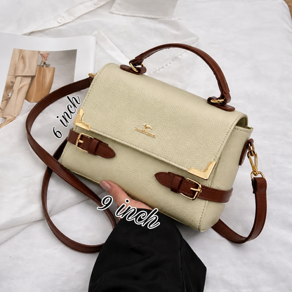 Leather shoulder Bag Medium Long Strap