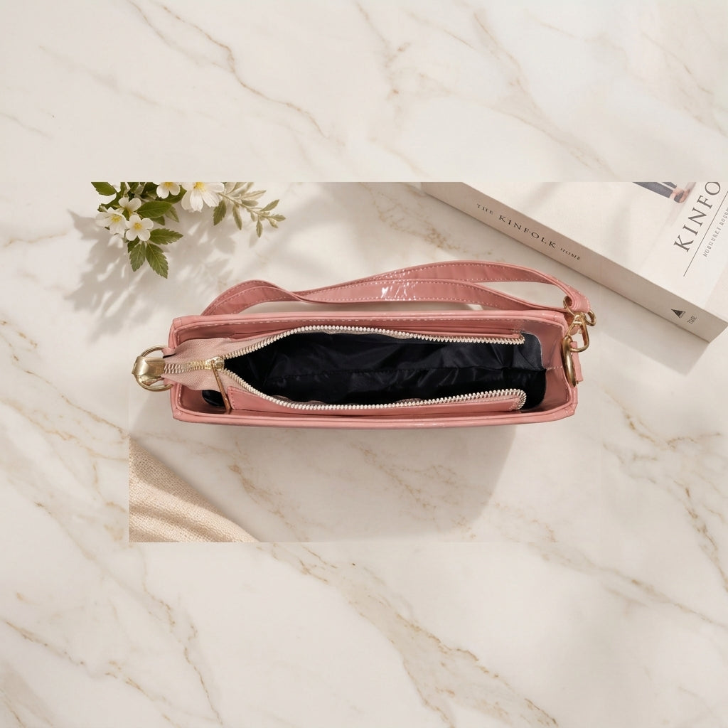 Zenwia Classic Shoulder Bag – Premium Vegan Leather Handbag for Women
