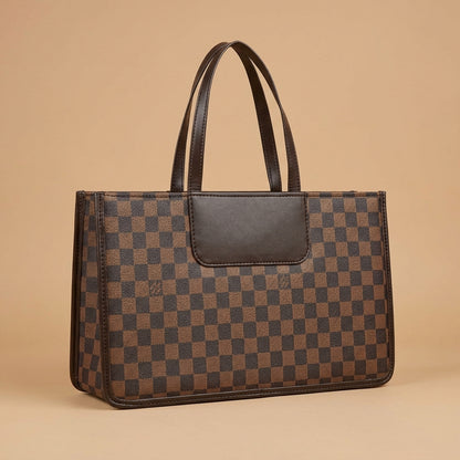 Luxury Checked Pattern Everyday Shoulder Bag