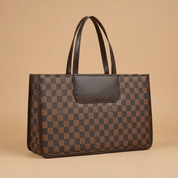 Luxury Checked Pattern Everyday Shoulder Bag