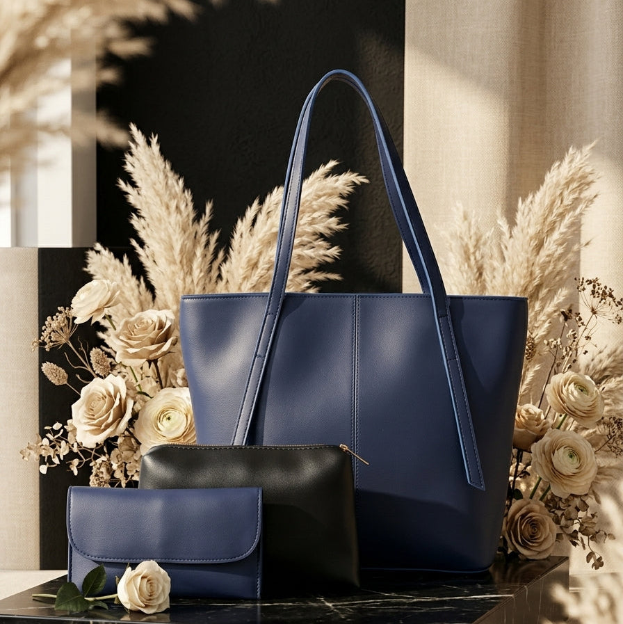 Chic 3-Piece Handbag Set