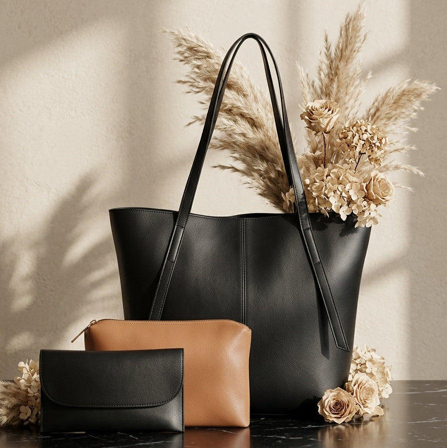 Chic 3-Piece Handbag Set