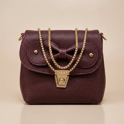 Luxury Bow Chain Shoulder Bag