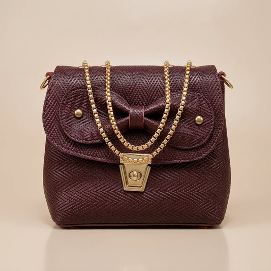 Luxury Bow Chain Shoulder Bag