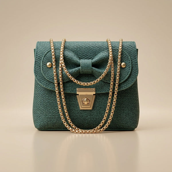 Luxury Bow Chain Shoulder Bag