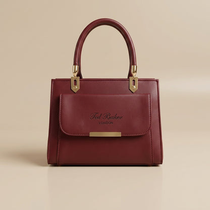 Emerald Grace Structured Handbag