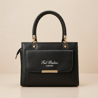Emerald Grace Structured Handbag
