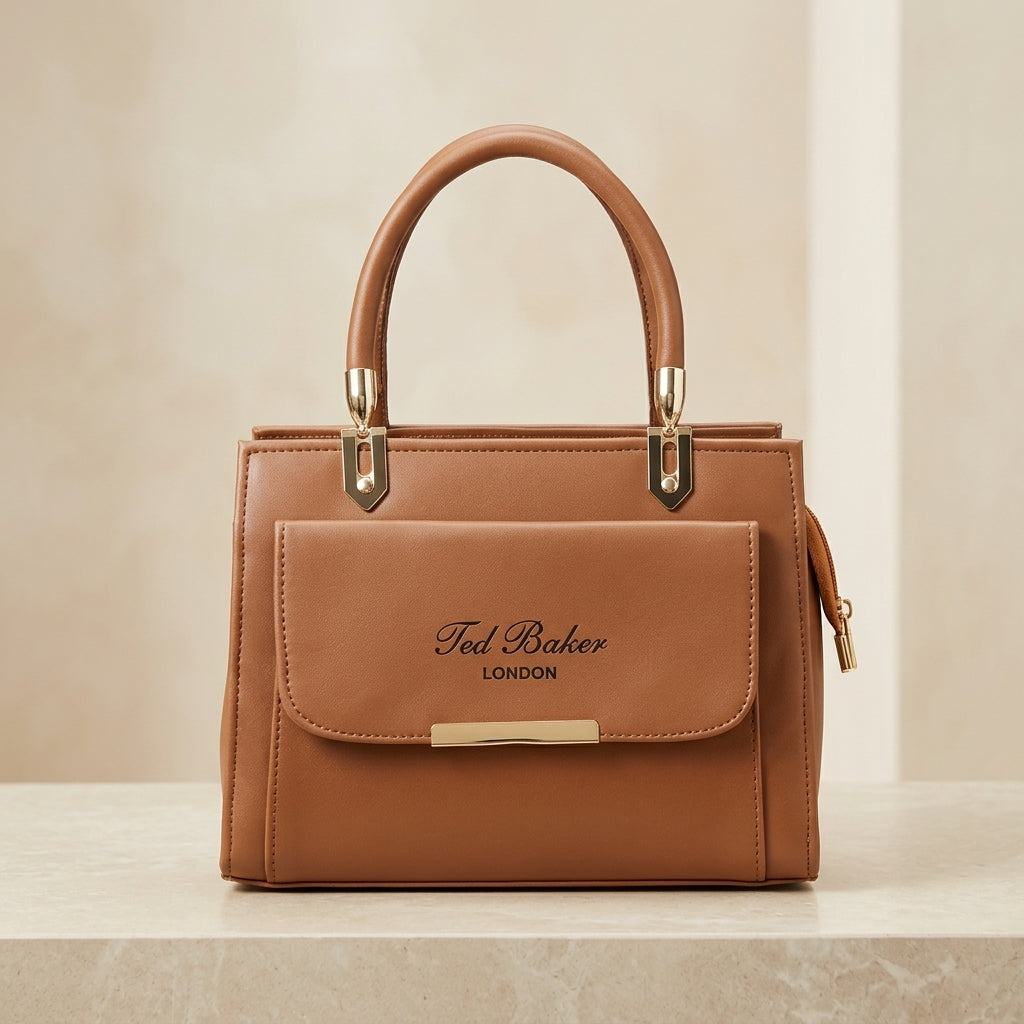 Emerald Grace Structured Handbag
