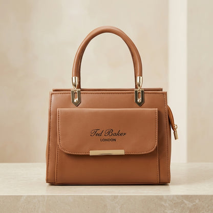 Emerald Grace Structured Handbag