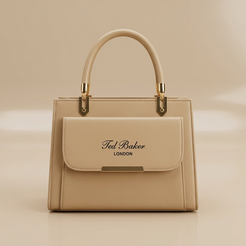 Emerald Grace Structured Handbag