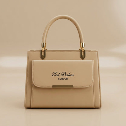 Emerald Grace Structured Handbag