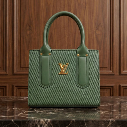 Midnight Elegance Structured Tote