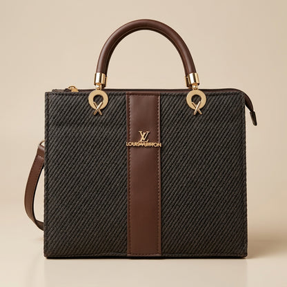 Blush Elegance Structured Tote Bag for Women