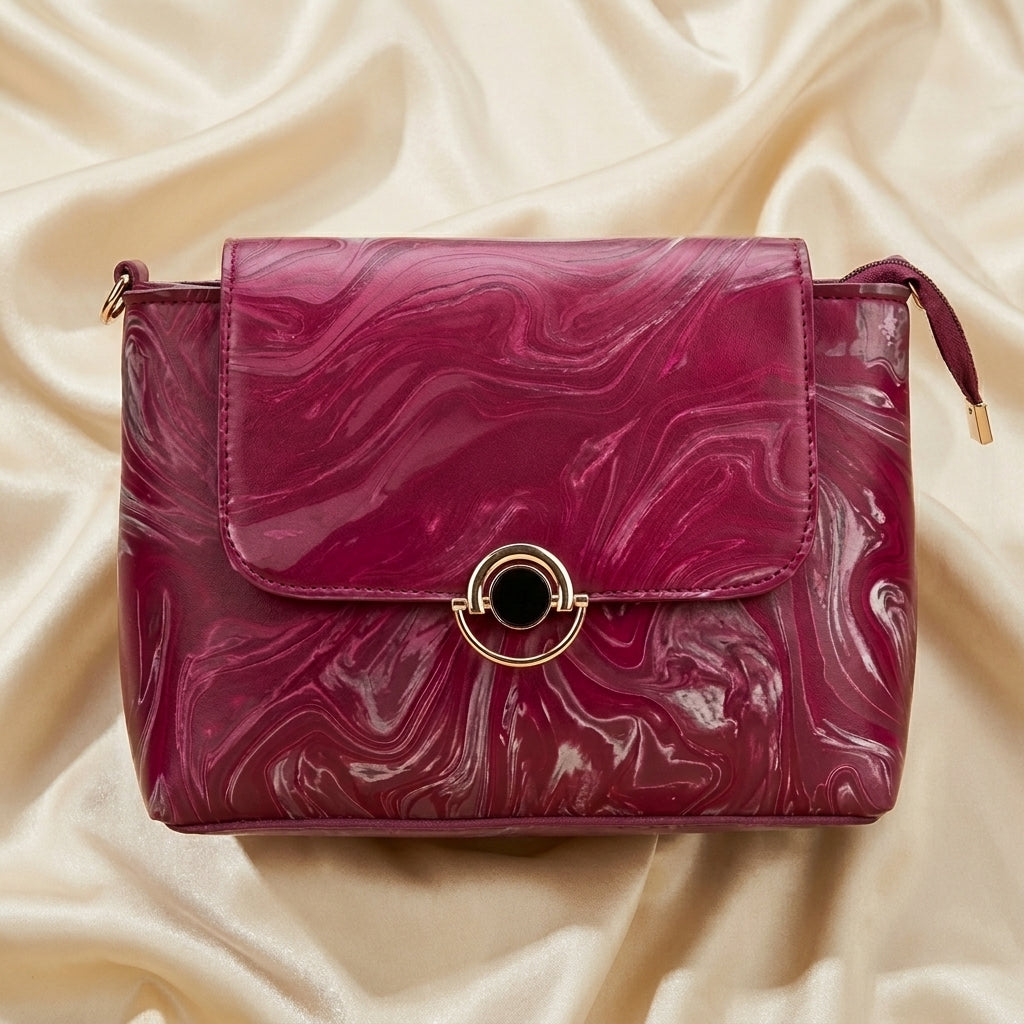 Elegant Marble Crossbody Bag for Women