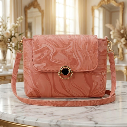 Elegant Marble Crossbody Bag for Women