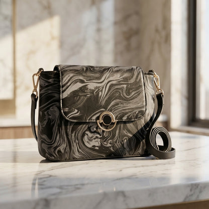 Elegant Marble Crossbody Bag for Women