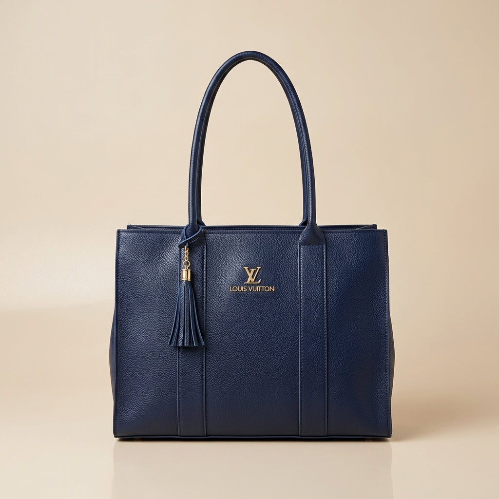 Premium Shoulder Handbag with Tassel Detail